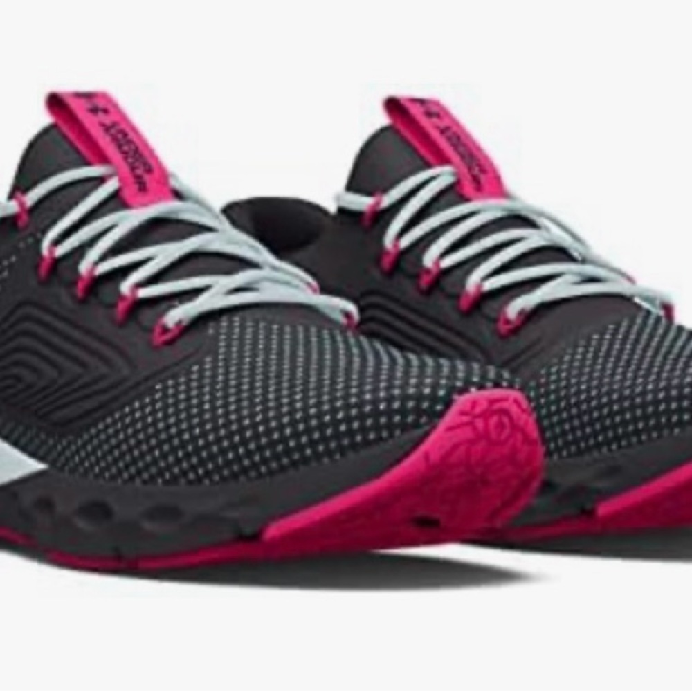 Under Armour Black and Pink Athletic Shoes w/o Box